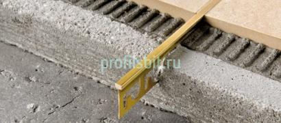 Профиль Т-образный (вставка) из латуни 5х10 Progress PITOL 510 полированный 2,7 м