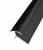 Алюминиевый профиль под плитку закладной угловой ПО-10х10 Черный матовый 2,7 м