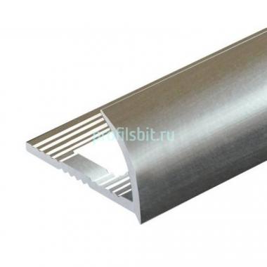 Алюминиевая раскладка для плитки наружний угол ПО-12 шлифованный 2,7 м