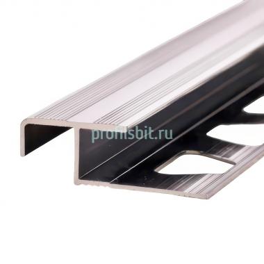 Алюминиевый Z-профиль угловой ПО-183 серебро матовое 2,7 м