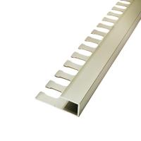 Алюминиевый П-профиль гибкий окантовочный ПО-П10 Бронза светлая глянец 2,7 м