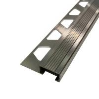 Профиль П-образный 12х20 мм из алюминия ПО-П12х20 Серебро глянец 2,7 м