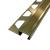 Профиль П-образный 12х20 мм из алюминия ПО-П12х20 Золото глянец 2,7 м