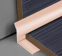 Уголок алюминий внутренний для плитки ПО-В10 Розовый глянец 2,7 м