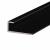 Алюминиевый П-профиль для стёкол 5 мм ПО-111 черный матовый 2,7 м