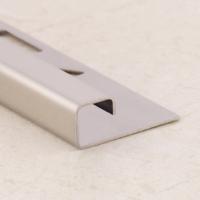 Окантовочный профиль из нержавеющей стали 12х12 мм SB016-12H SG Серебро глянец 2,7 м