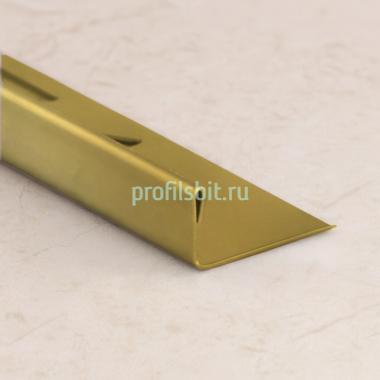 L-профиль стальной 12 мм SL005-12H ZG золото глянец 2,7м