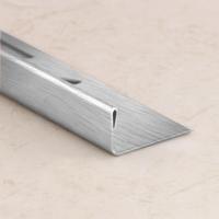 Профиль L-образный из нержавеющей стали 15 мм SL005-15H SGB Серебро глянец браш 2,7 м