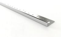Окантовочный профиль из нержавеющей стали 10 мм SB203-10H SG Серебро глянец 2,7 м