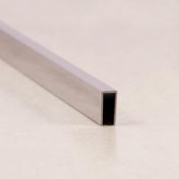 Профиль П-образный из нержавеющей стали 3х10 мм SUP03 SGB Серебро глянец браш 2,7 м