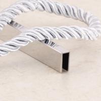 Профиль П-образный из нержавеющей стали 3х10 мм SUP03 SG Серебро глянец 2,7 м