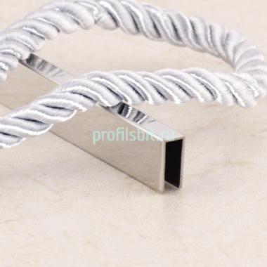 Профиль П-образный из нержавеющей стали 3х10 мм SUP03 SG Серебро глянец 2,7 м