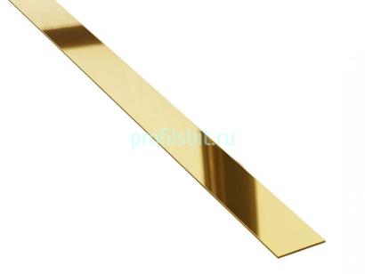 Полоса из нержавеющей стали 30 мм SP117-30 ZG золото глянец 2,7м