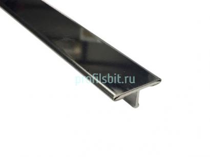 Т-профиль нержавеющая сталь 21 мм ST210-1B-21W Серебро глянец 2,7 м