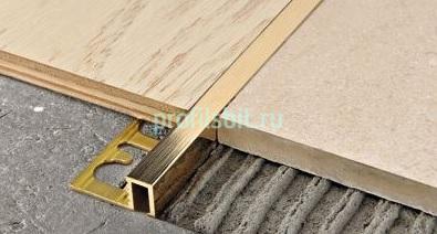 Профиль П-образный из латуни Progress PRFOL 125 полированный 2,7 м