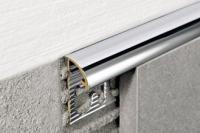 Профиль C-образный 10 мм PVL17 из хромированной латуни 2,7 м