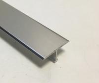 Алюминиевый Т-профиль ПТ-18/5 серебро глянец 2,7 м