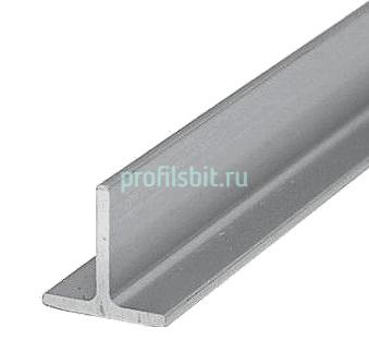 Тавр алюминиевый 50х25х2 мм 3 м