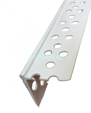 Уголок под тяжелые обои 25х25 мм Асви ПВХ 3 м