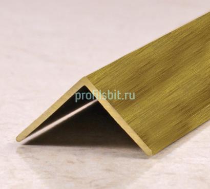Латунный уголок Yakamoz ЛП-20х20 латунь антик 2,7 м