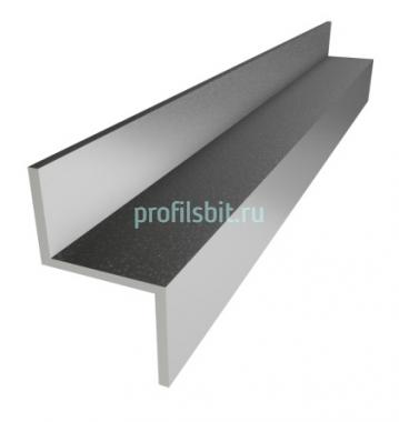 Алюминиевый профиль Z-образный 40х20х22х1,5 мм 3 м